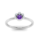 Load image into Gallery viewer, unusual-purple-topaz-bezel-set-engagement-ring-in-white-gold-FD72035RORGVTO-NL-WG-GS.jpg
