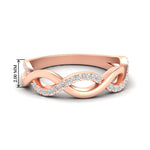 Load image into Gallery viewer, unusual-round-diamond-wedding-rings-in-rose-gold-FD-1122B-NL-RG.jpg
