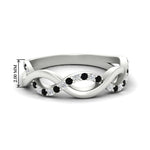 Load image into Gallery viewer, unusual-round-diamond-wedding-rings-with-black-diamond-in-white-gold-FD-1122BGBLACK-NL-WG.jpg
