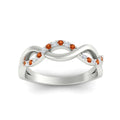 Thumbnail 73 - unusual-round-diamond-wedding-rings-with-orange-sapphire-in-white-gold-FD-1122BGSAOR-NL-WG.jpg