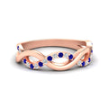 Thumbnail 12 - unusual-round-diamond-wedding-rings-with-sapphire-in-rose-gold-FD-1122BGSABL-NL-RG.jpg