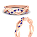 Thumbnail 16 - unusual-round-diamond-wedding-rings-with-sapphire-in-rose-gold-FD-1122BGSABL-NL-RG.jpg
