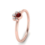 Load image into Gallery viewer, unusual-ruby-bezel-set-engagement-ring-in-rose-gold-FD72035RORGRD-NL-RG.jpg
