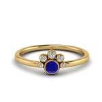 Load image into Gallery viewer, unusual-sapphire-bezel-set-engagement-ring-in-yellow-gold-FD72035RORGBS-NL-YG.jpg
