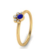 Load image into Gallery viewer, unusual-sapphire-bezel-set-engagement-ring-in-yellow-gold-FD72035RORGBS-NL-YG.jpg