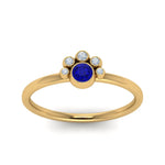 Load image into Gallery viewer, unusual-sapphire-bezel-set-engagement-ring-in-yellow-gold-FD72035RORGBS-NL-YG.jpg
