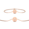 Load image into Gallery viewer, Alphabet disc diamond bracelet