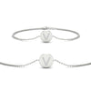 Load image into Gallery viewer, Alphabet disc diamond bracelet