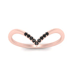 Load image into Gallery viewer, v-shape-black-diamond-stacking-wedding-band-in-rose-gold-FD9936BGBLACK-NL-RG.jpg
