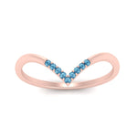 Load image into Gallery viewer, v-shape-blue-topaz-stacking-wedding-band-in-rose-gold-FD9936BGICBLTO-NL-RG.jpg
