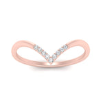 Load image into Gallery viewer, v-shape-diamond-stacking-wedding-band-in-rose-gold-FD9936B-NL-RG.jpg
