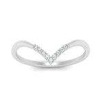 Load image into Gallery viewer, v-shape-diamond-stacking-wedding-band-in-white-gold-FD9936B-NL-WG.jpg
