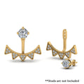 Thumbnail 3 - v-shape-earlobe-diamond-jackets-in-yellow-gold-FDEAR9305-NL-YG.jpg