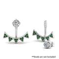 Thumbnail 41 - v-shape-earlobe-emerald-jackets-in-white-gold-FDEAR9305GEMGR-NL-WG.jpg