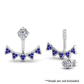 Thumbnail 15 - v-shape-earlobe-sapphire-jackets-in-white-gold-FDEAR9305GSABL-NL-WG.jpg