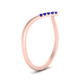 Thumbnail 6 - v-shape-sapphire-stacking-wedding-band-in-rose-gold-FD9936BGSABL-NL-RG.jpg