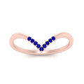 Thumbnail 5 - v-shape-sapphire-stacking-wedding-band-in-rose-gold-FD9936BGSABL-NL-RG.jpg