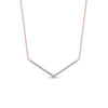 Load image into Gallery viewer, v-shaped-diamond-necklace-in-FD-PD8345-NL-RG