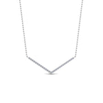 Load image into Gallery viewer, v-shaped-diamond-necklace-in--FD-PD8345-NL-WG
