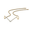 Load image into Gallery viewer, v-shaped-diamond-necklace-in--FD-PD8345-NL-YG