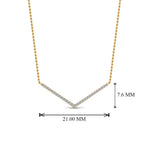 Load image into Gallery viewer, v-shaped-diamond-necklace-in--FD-PD8345-NL-YG

