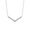 Load image into Gallery viewer, v-shaped-diamond-necklace-with-blue-sapphire-in-FD-PD8345GSABL-NL-RG
