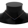 Load image into Gallery viewer, v-shaped-diamond-necklace-with-blue-sapphire-in-FD-PD8345GSABL-NL-RG