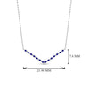Load image into Gallery viewer, v-shaped-diamond-necklace-with-blue-sapphire-in--FD-PD8345GSABL-NL-WG