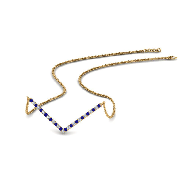 v-shaped-diamond-necklace-with-blue-sapphire-in--FD-PD8345GSABL-NL-YG