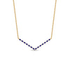 Load image into Gallery viewer, v-shaped-diamond-necklace-with-blue-sapphire-in--FD-PD8345GSABL-NL-YG
