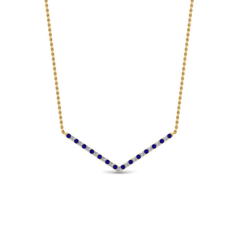 v-shaped-diamond-necklace-with-blue-sapphire-in--FD-PD8345GSABL-NL-YG