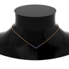 Load image into Gallery viewer, v-shaped-diamond-necklace-with-blue-sapphire-in--FD-PD8345GSABL-NL-YG