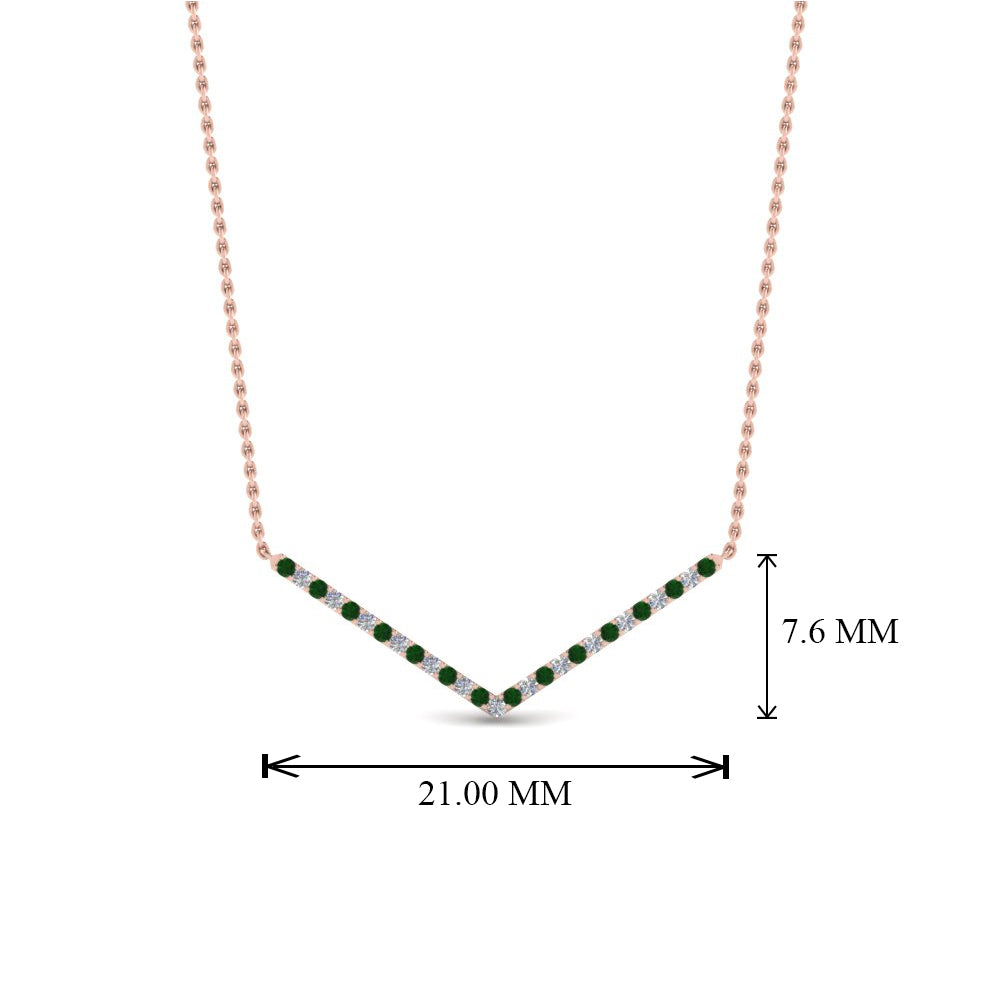 v-shaped-diamond-necklace-with-emerald-in-FD-PD8345GEMGR-NL-RG