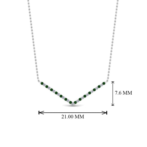 v-shaped-diamond-necklace-with-emerald-in--FD-PD8345GEMGR-NL-WG