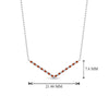 Load image into Gallery viewer, v-shaped-diamond-necklace-with-orange-sapphire-in--FD-PD8345GSAOR-NL-WG