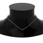Load image into Gallery viewer, v-shaped-diamond-necklace-with-orange-sapphire-in--FD-PD8345GSAOR-NL-WG
