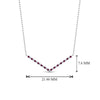 Load image into Gallery viewer, v-shaped-diamond-necklace-with-pink-sapphire-in--FD-PD8345GSADRPI-NL-WG