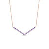 Load image into Gallery viewer, v-shaped-diamond-necklace-with-violac-topaz-in-FD-PD8345GVITO-NL-RG