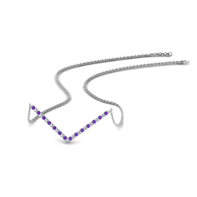 Round V Shaped Necklace