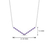 Load image into Gallery viewer, v-shaped-diamond-necklace-with-violac-topaz-in--FD-PD8345GVITO-NL-WG