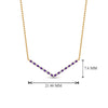 Load image into Gallery viewer, v-shaped-diamond-necklace-with-violac-topaz-in--FD-PD8345GVITO-NL-YG