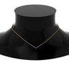 Load image into Gallery viewer, v-shaped-diamond-necklace-with-violac-topaz-in--FD-PD8345GVITO-NL-YG