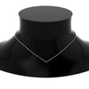 Load image into Gallery viewer, v-shaped-necklace-with-black-diamond-in-FD-PD8345GBLACK-NL-RG