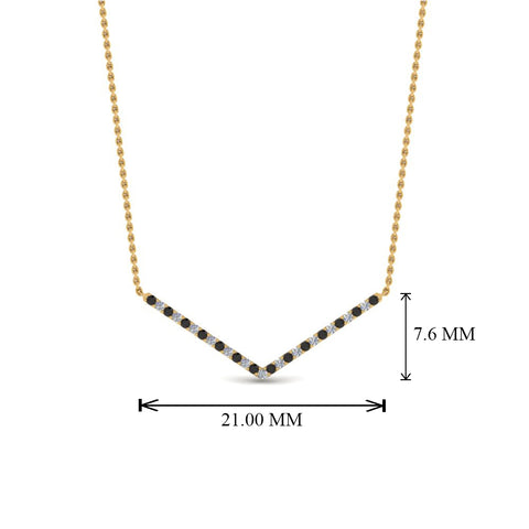 v-shaped-necklace-with-black-diamond-in--FD-PD8345GBLACK-NL-YG