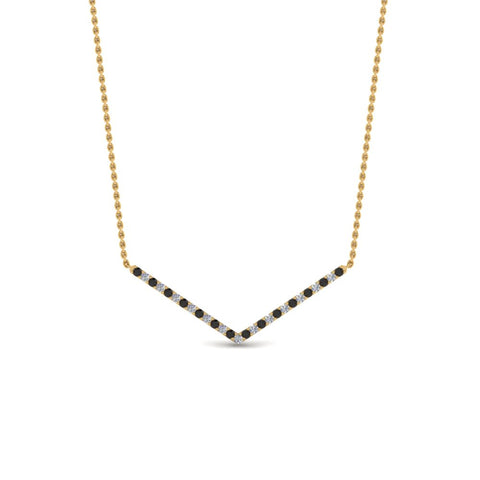 v-shaped-necklace-with-black-diamond-in--FD-PD8345GBLACK-NL-YG