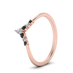 Load image into Gallery viewer, v-shaped-stacked-band-for-her-with-black-diamond-in-rose-gold-FD9335BGBLACK-NL-RG.jpg
