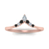 Load image into Gallery viewer, v-shaped-stacked-band-for-her-with-black-diamond-in-rose-gold-FD9335BGBLACK-NL-RG.jpg
