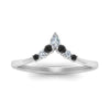 Load image into Gallery viewer, v-shaped-stacked-band-for-her-with-black-diamond-in-white-gold-FD9335BGBLACK-NL-WG.jpg