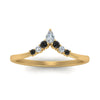Load image into Gallery viewer, v-shaped-stacked-band-for-her-with-black-diamond-in-yellow-gold-FD9335BGBLACK-NL-YG.jpg