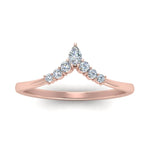 Load image into Gallery viewer, v-shaped-stacked-diamond-band-for-her-in-rose-gold-FD9335B-NL-RG.jpg
